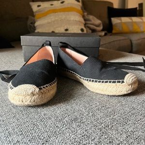 J.Crew Canvas espadrille flats - size 8